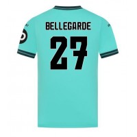 Stroje piłkarskie Wolves Jean-Ricner Bellegarde #27 Koszulka Wyjazdowej 2025-26 Krótki Rękaw